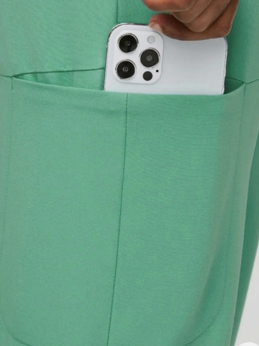 FIGS Surgical Green Scrub Set Rafaela™ Oversized Top + Nepal™ Tall Slim Jogger